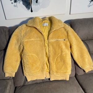 Aritzia Wilfred Free Zip-up Teddy Jacket, Size M